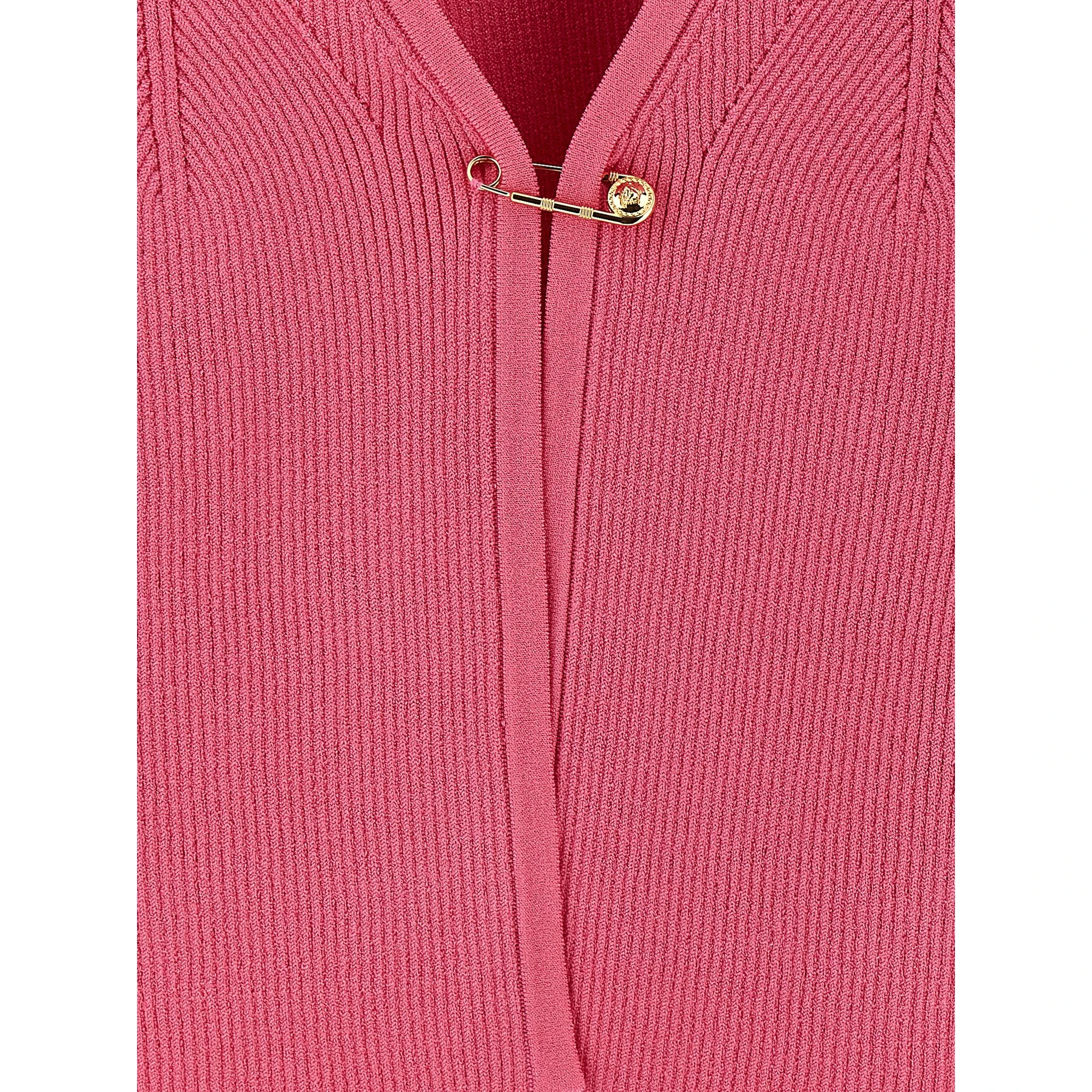 Fuchsia Viscose Cardigan