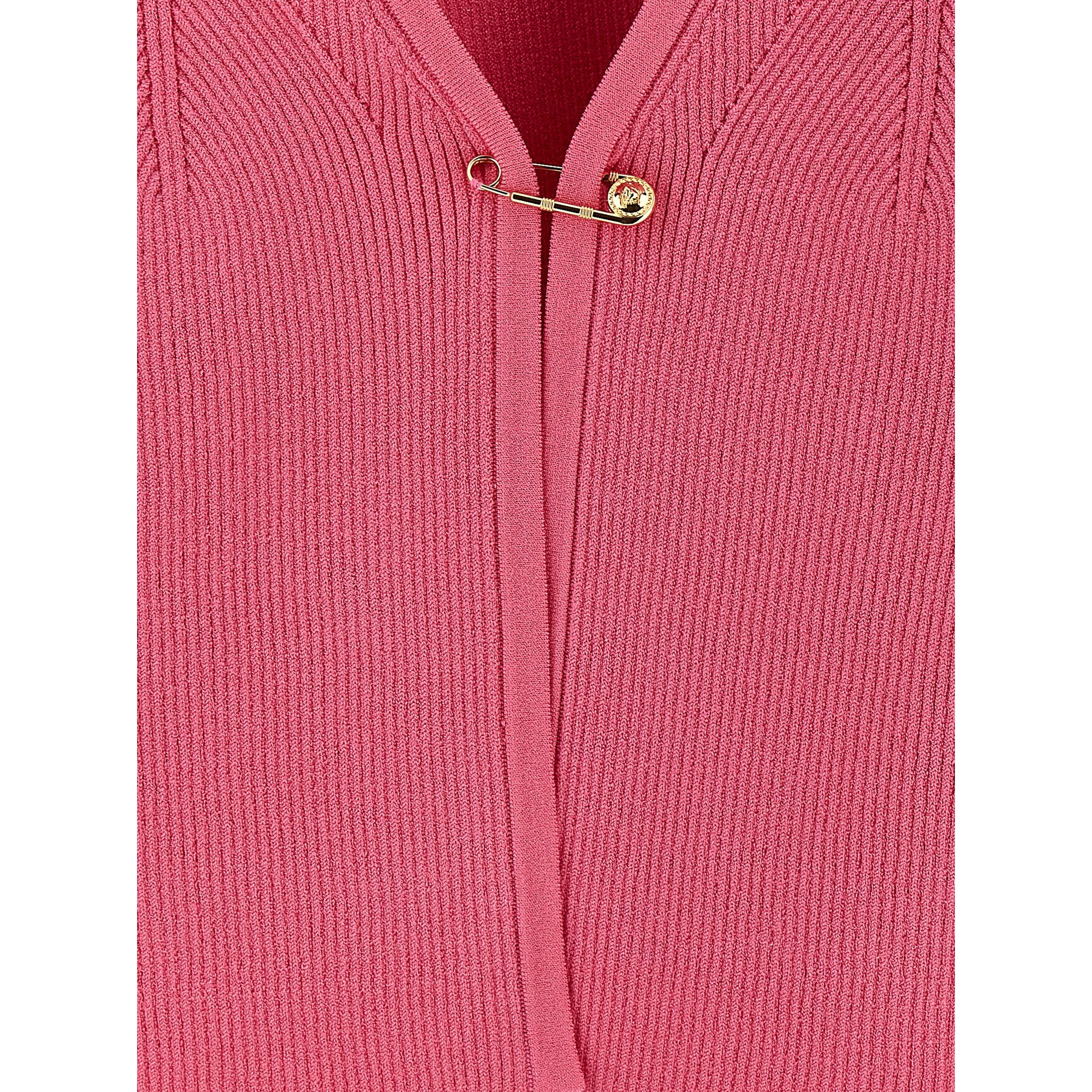 Fuchsia Viscose Cardigan