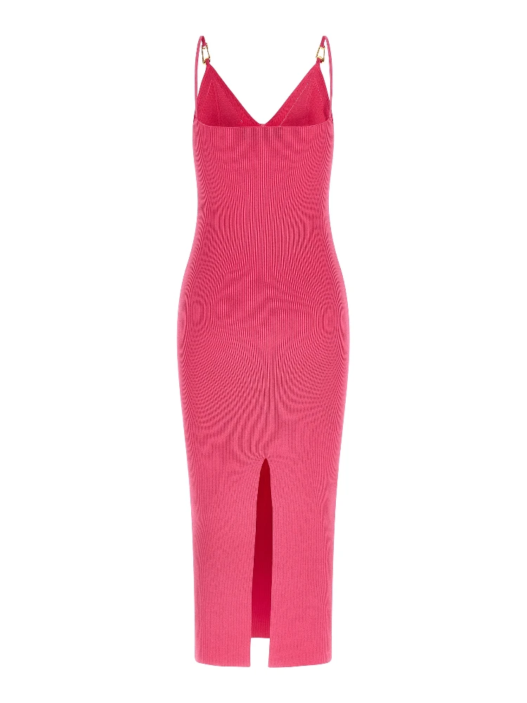 Fuchsia Viscose Midi Dress alternative