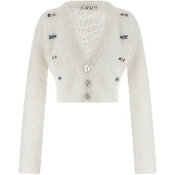 White Wool Cardigan