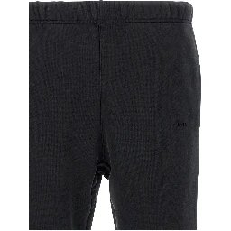 Black Cotton Joggers (Workout Pants)