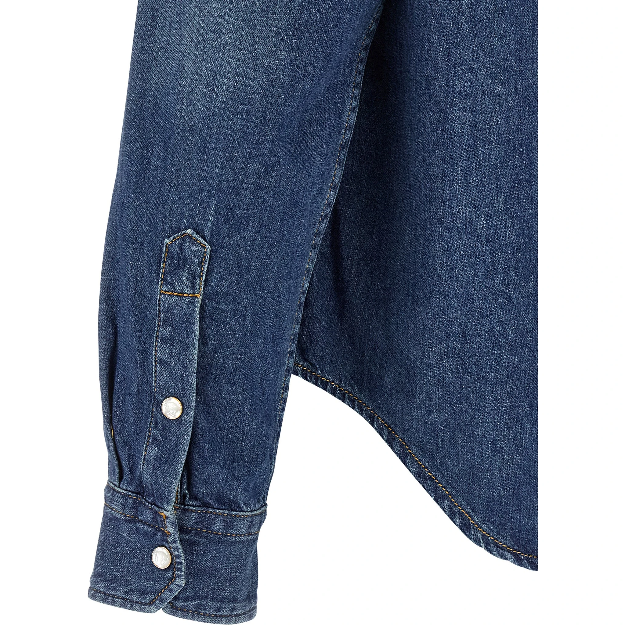 Blue Cotton Blouse