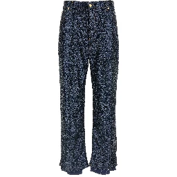Blue Cotton Jeans Denim