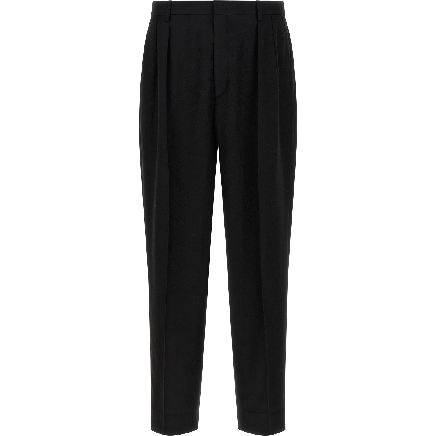 Black Polyester Dress Pants
