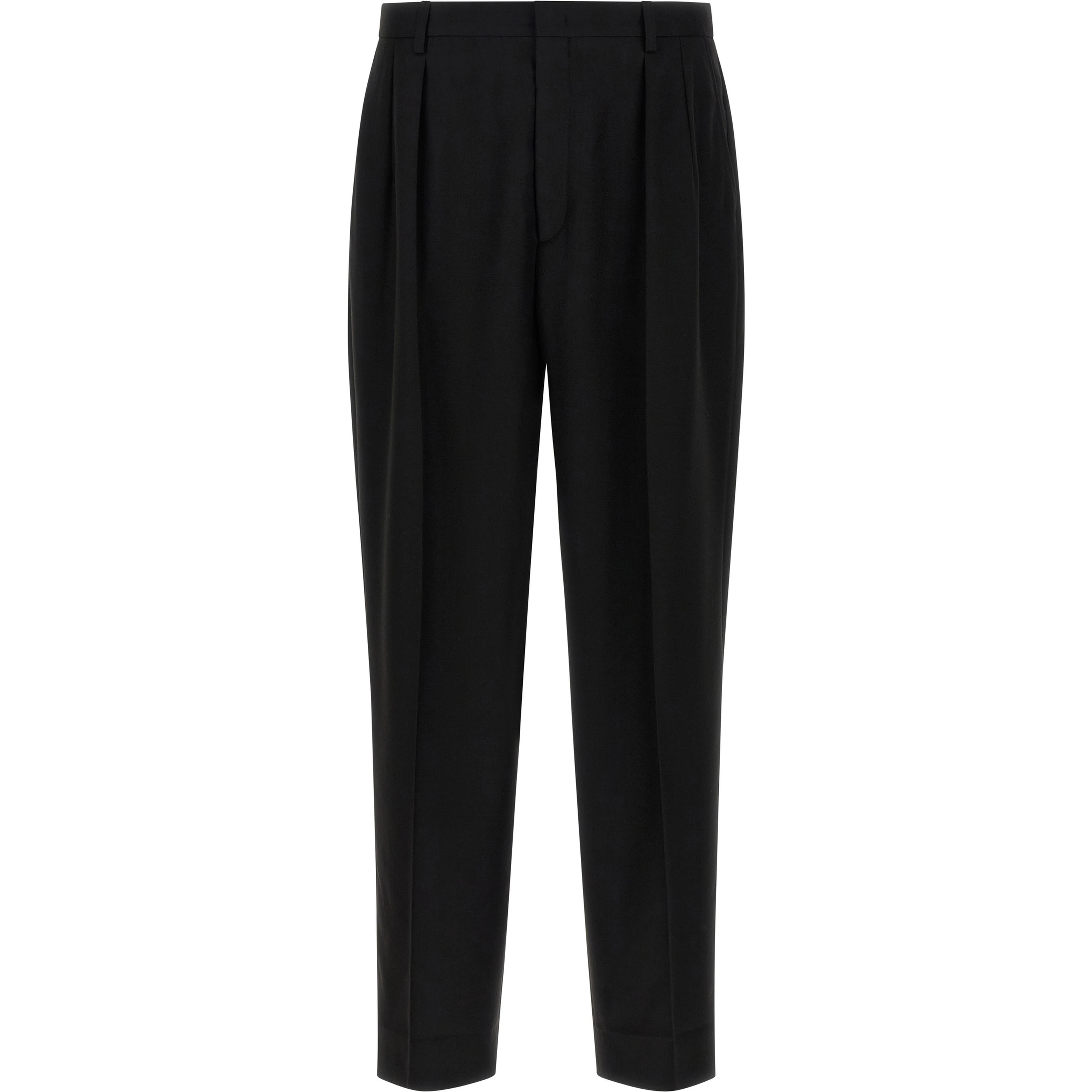 Black Polyester Dress Pants