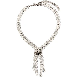 Silver Glass Necklace