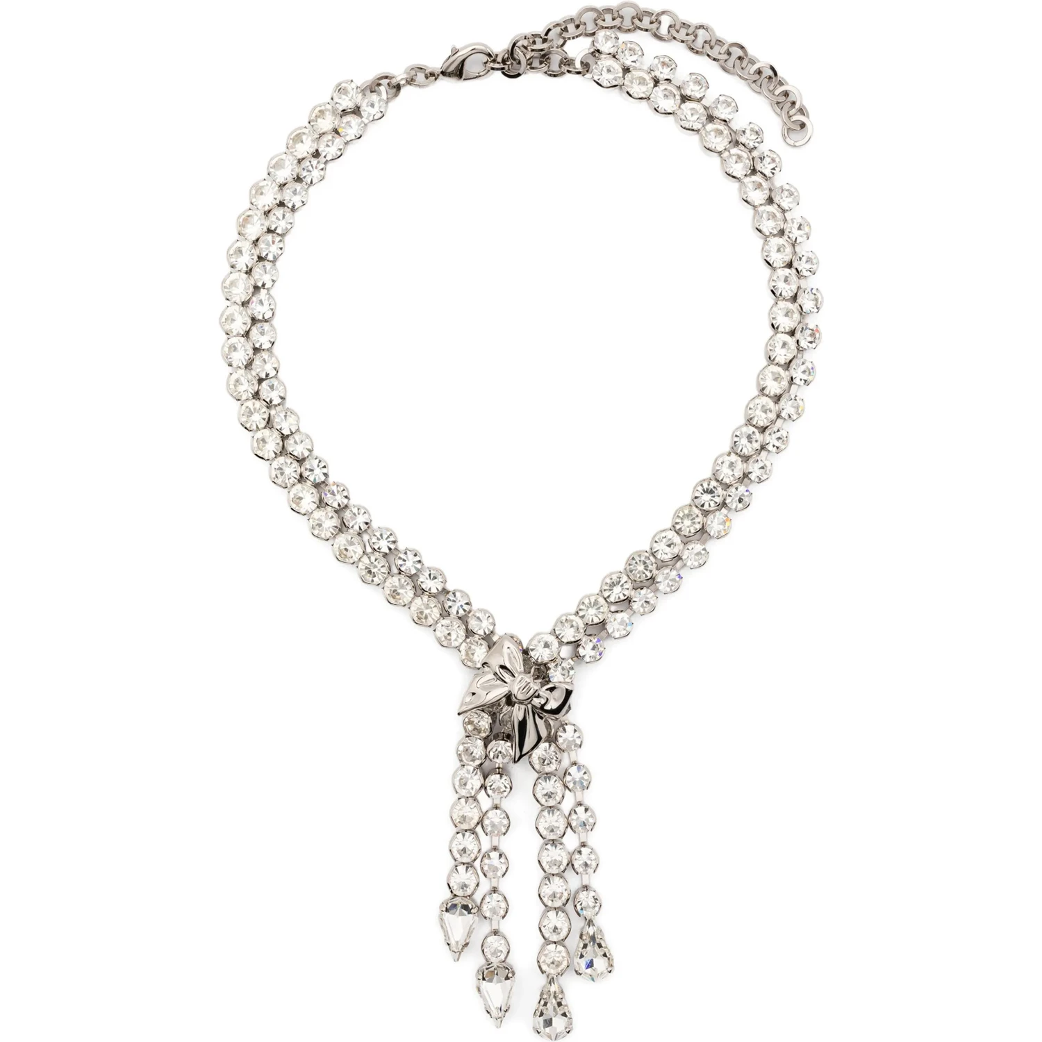 Silver Glass Necklace