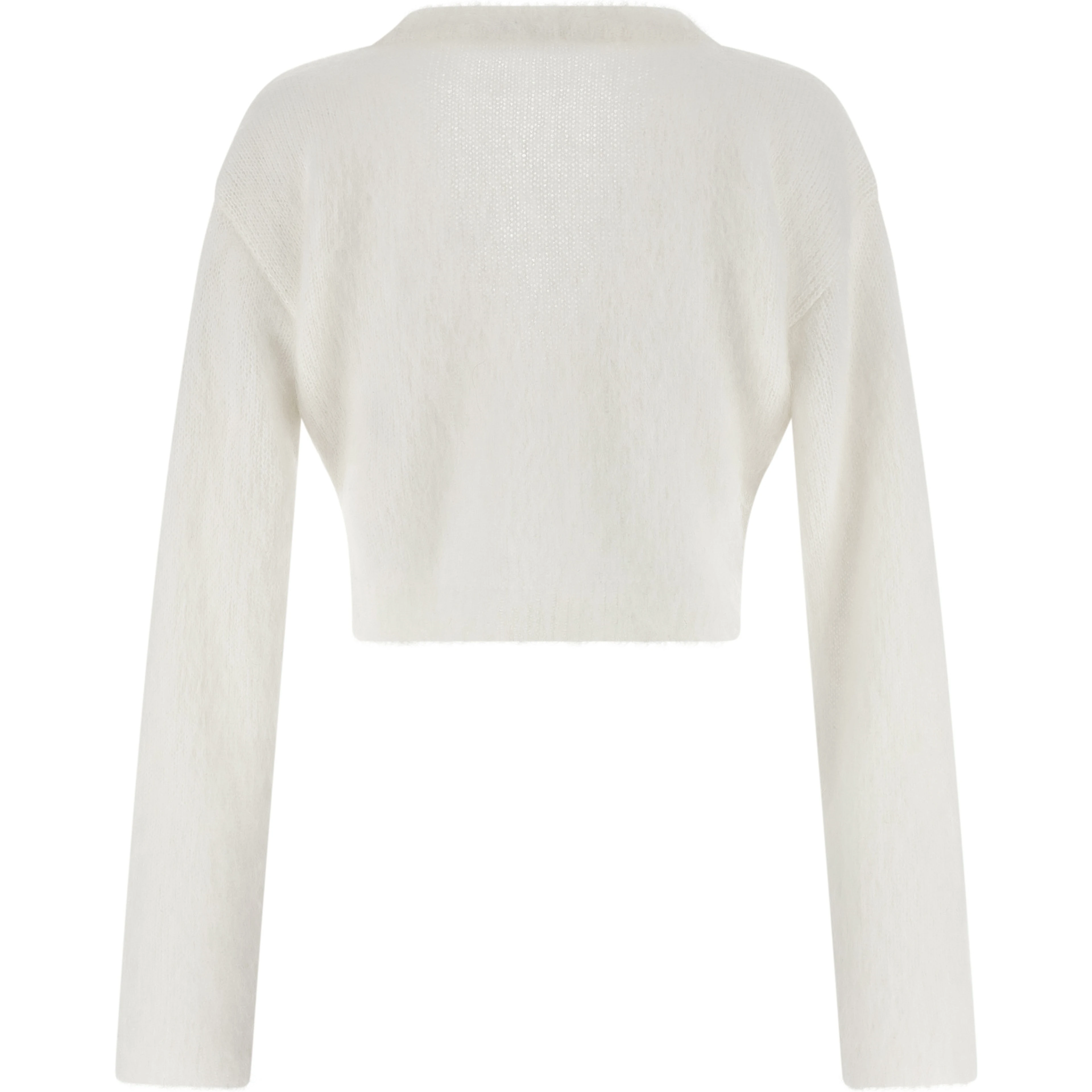 White Wool Cardigan