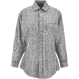 Silver Cotton Blouse