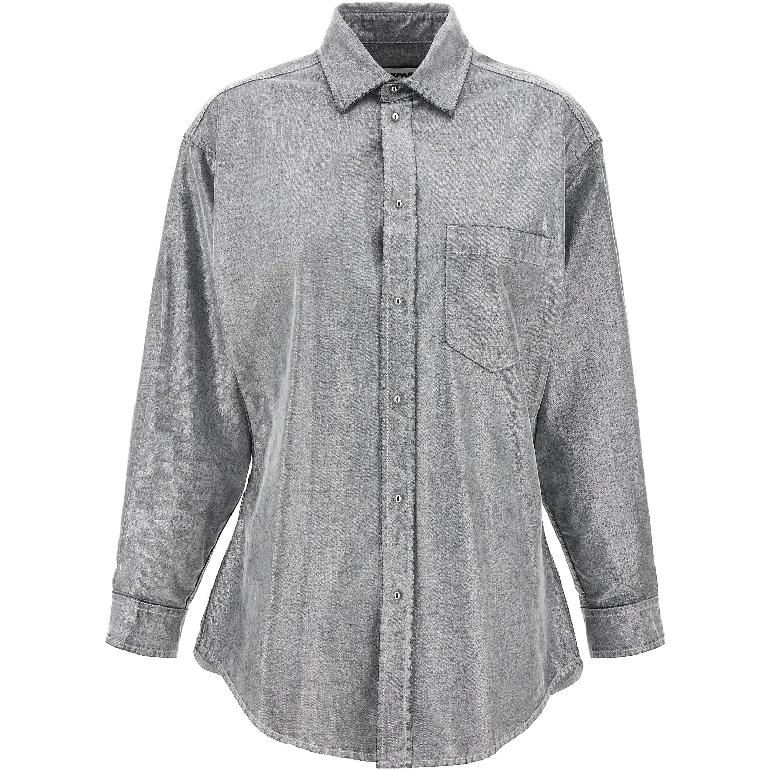 Silver Cotton Blouse