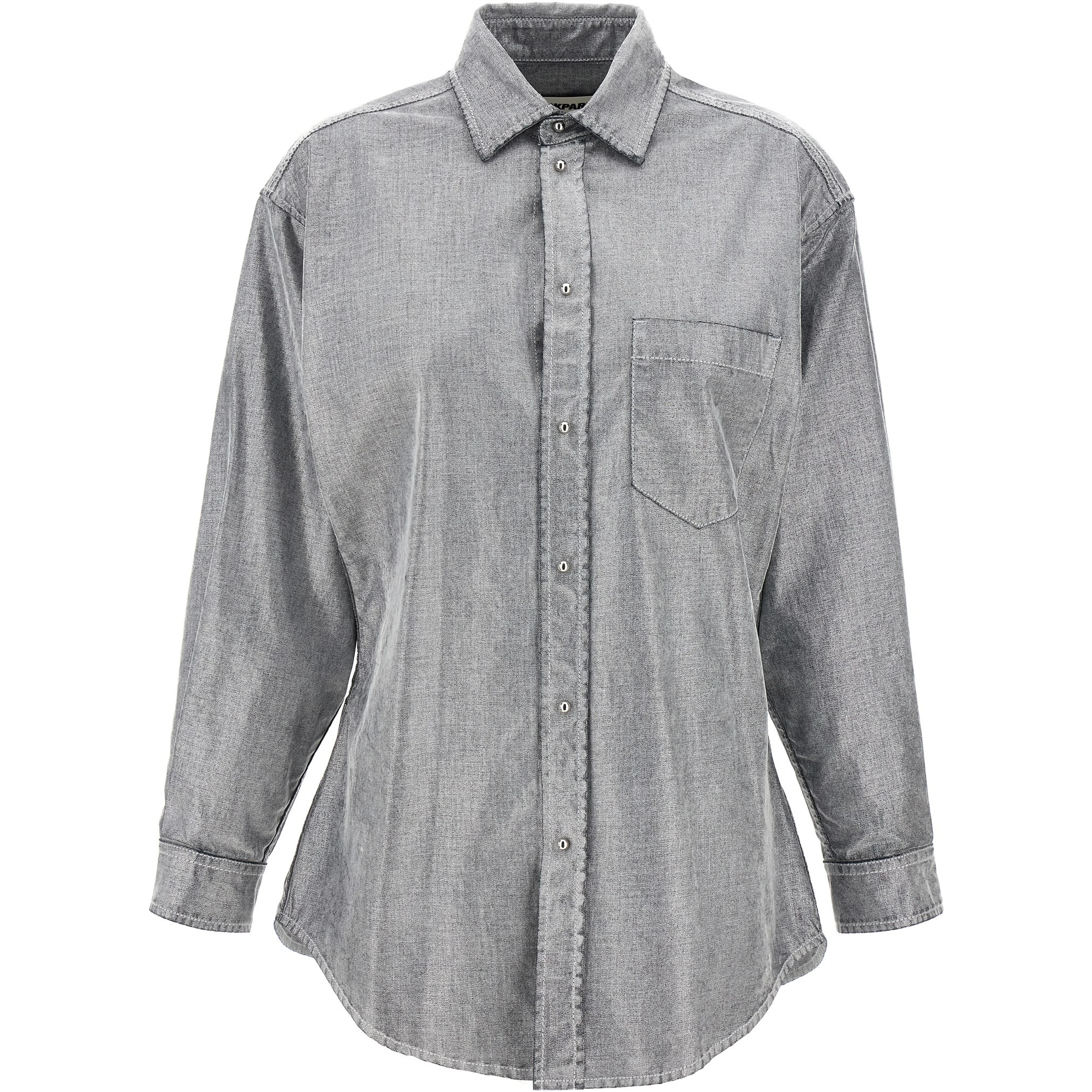 Silver Cotton Blouse