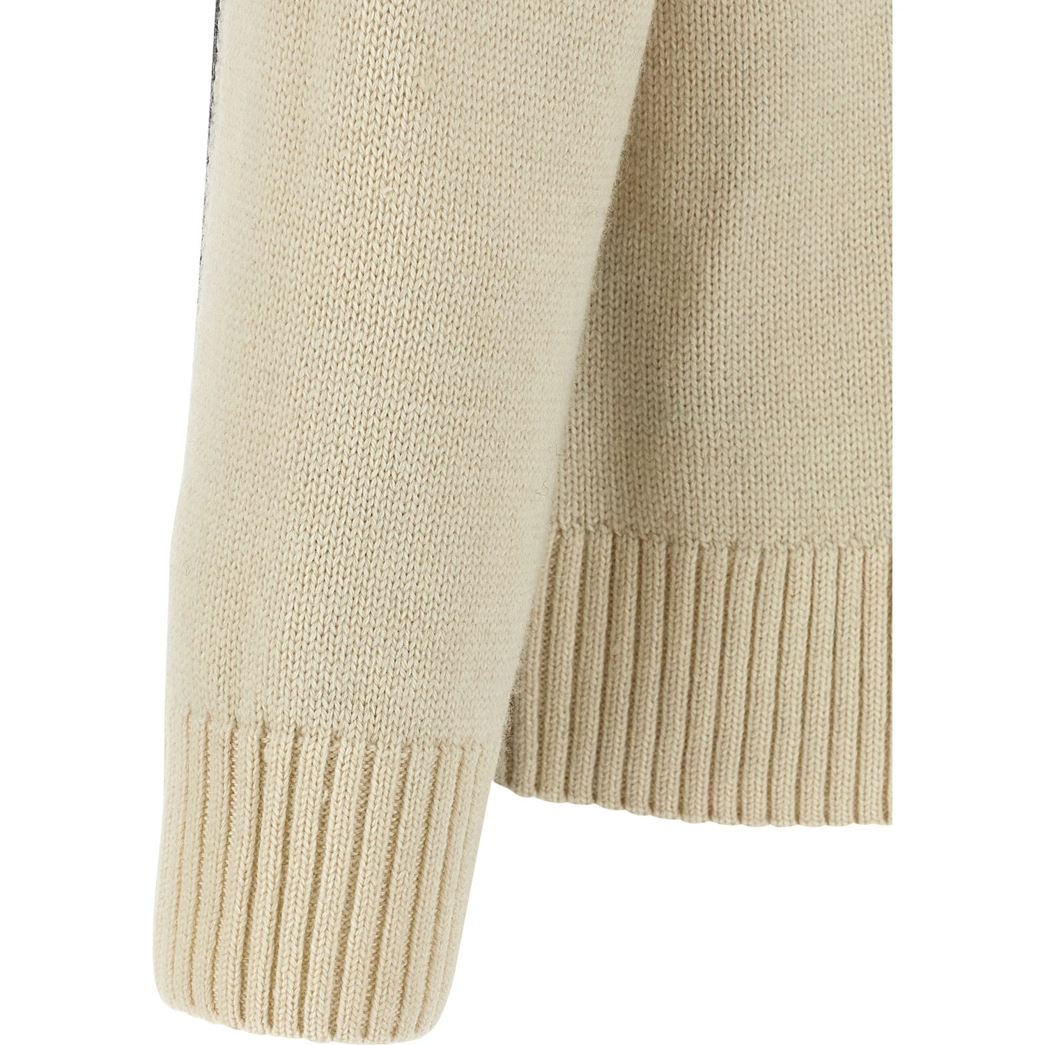 Gray Elastane Cardigan