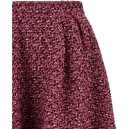 Multicolor Polyamide Midi Skirt