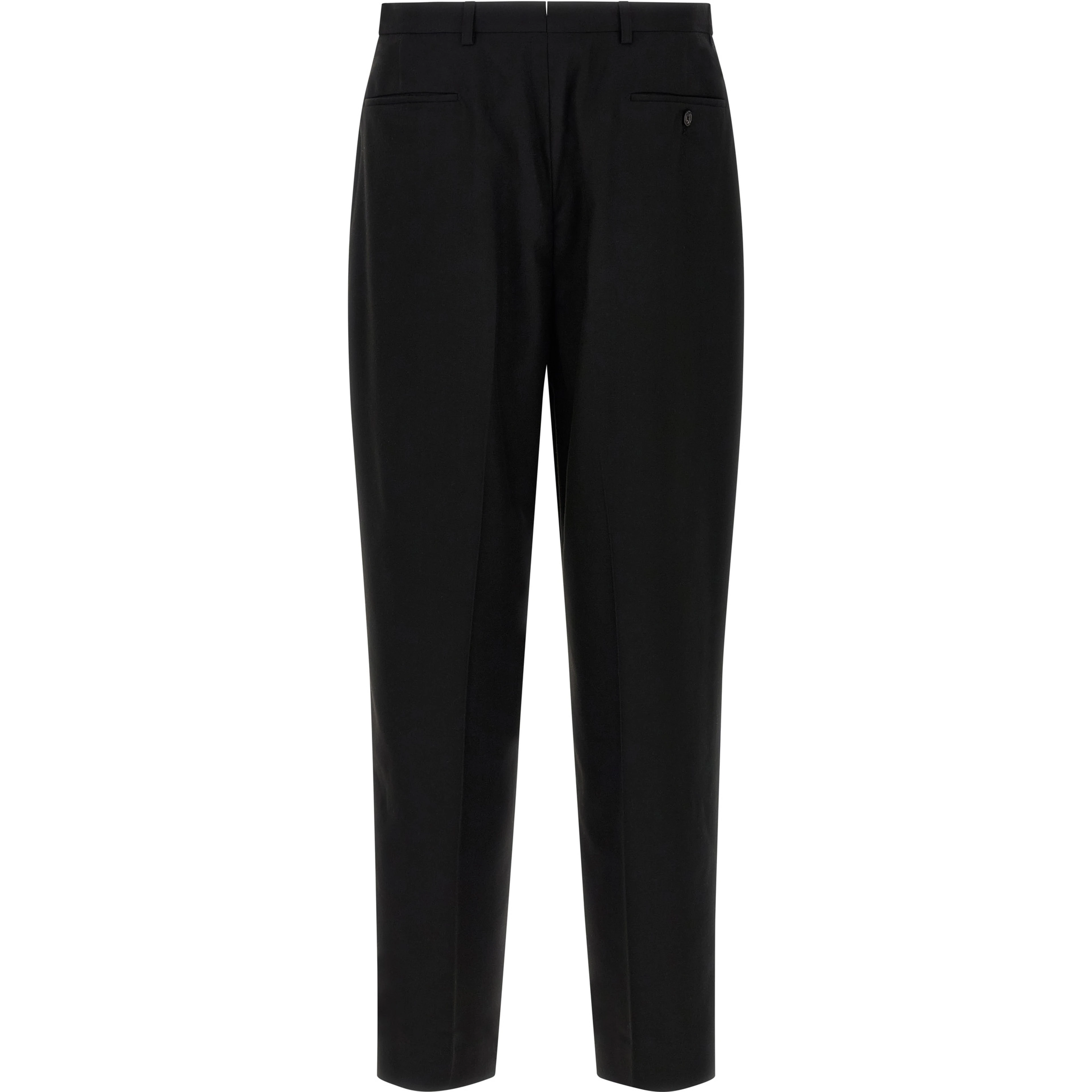Black Polyester Dress Pants