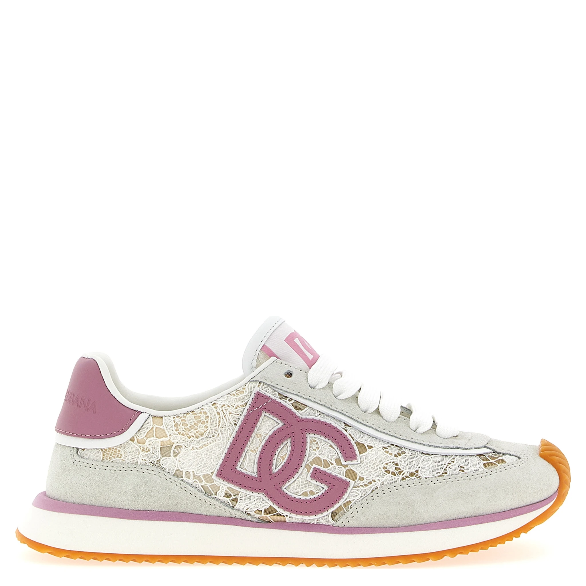 Multicolor Leather Athletic Sneakers