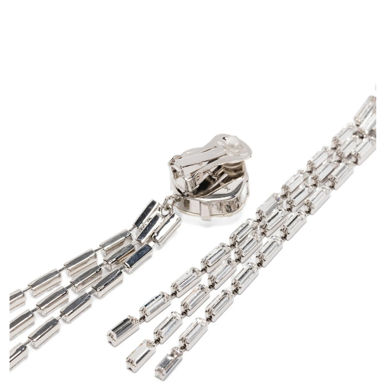 Silver Glass Earrings
