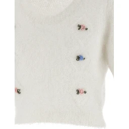 White Wool Cardigan