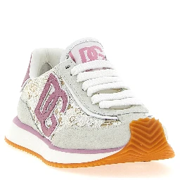 Multicolor Leather Athletic Sneakers