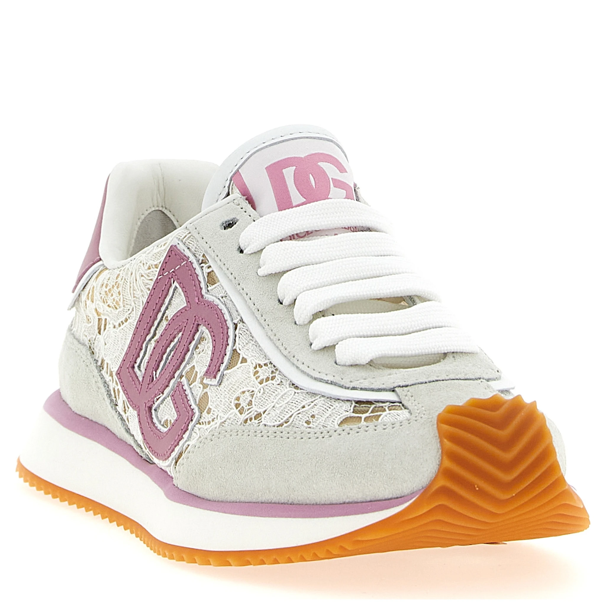 Multicolor Leather Athletic Sneakers