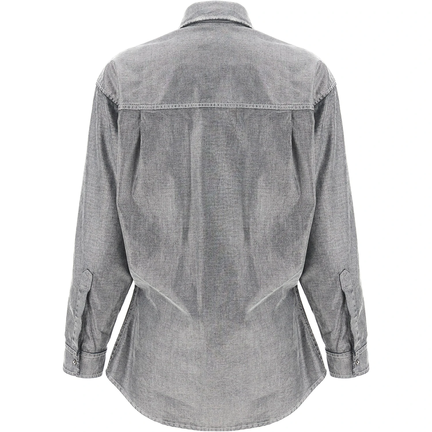 Silver Cotton Blouse