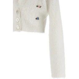 White Wool Cardigan