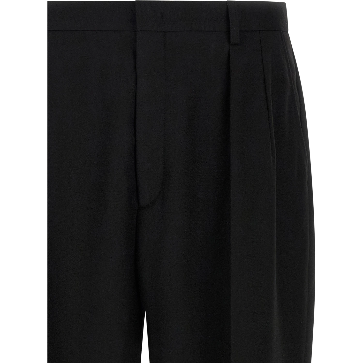 Black Polyester Dress Pants
