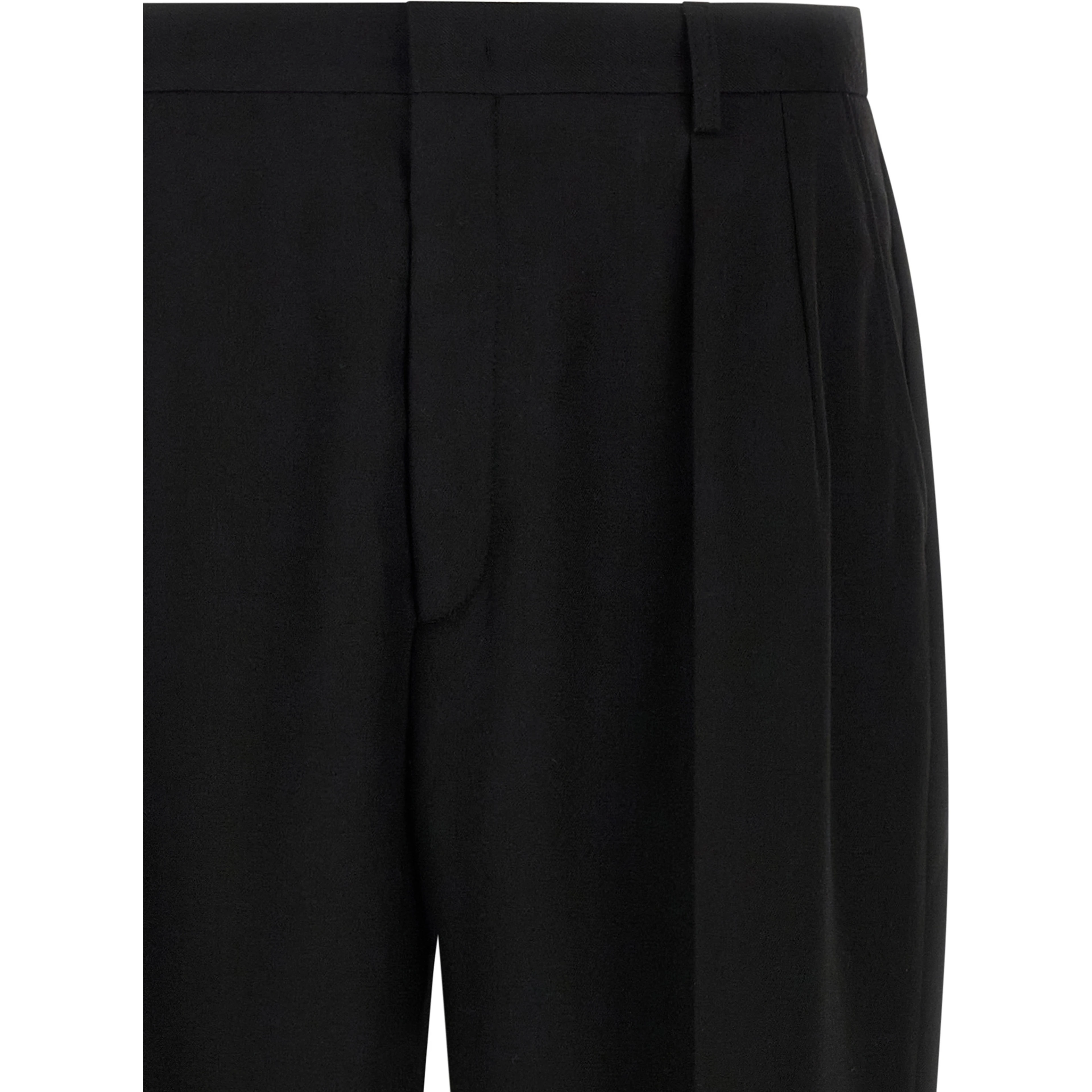 Black Polyester Dress Pants