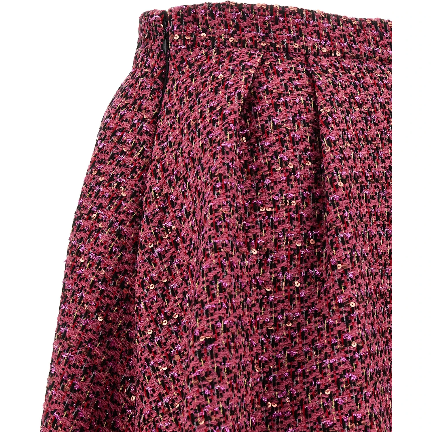 Multicolor Polyamide Midi Skirt