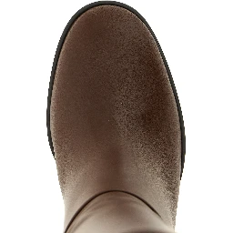 Brown Calfskin Over The Knee