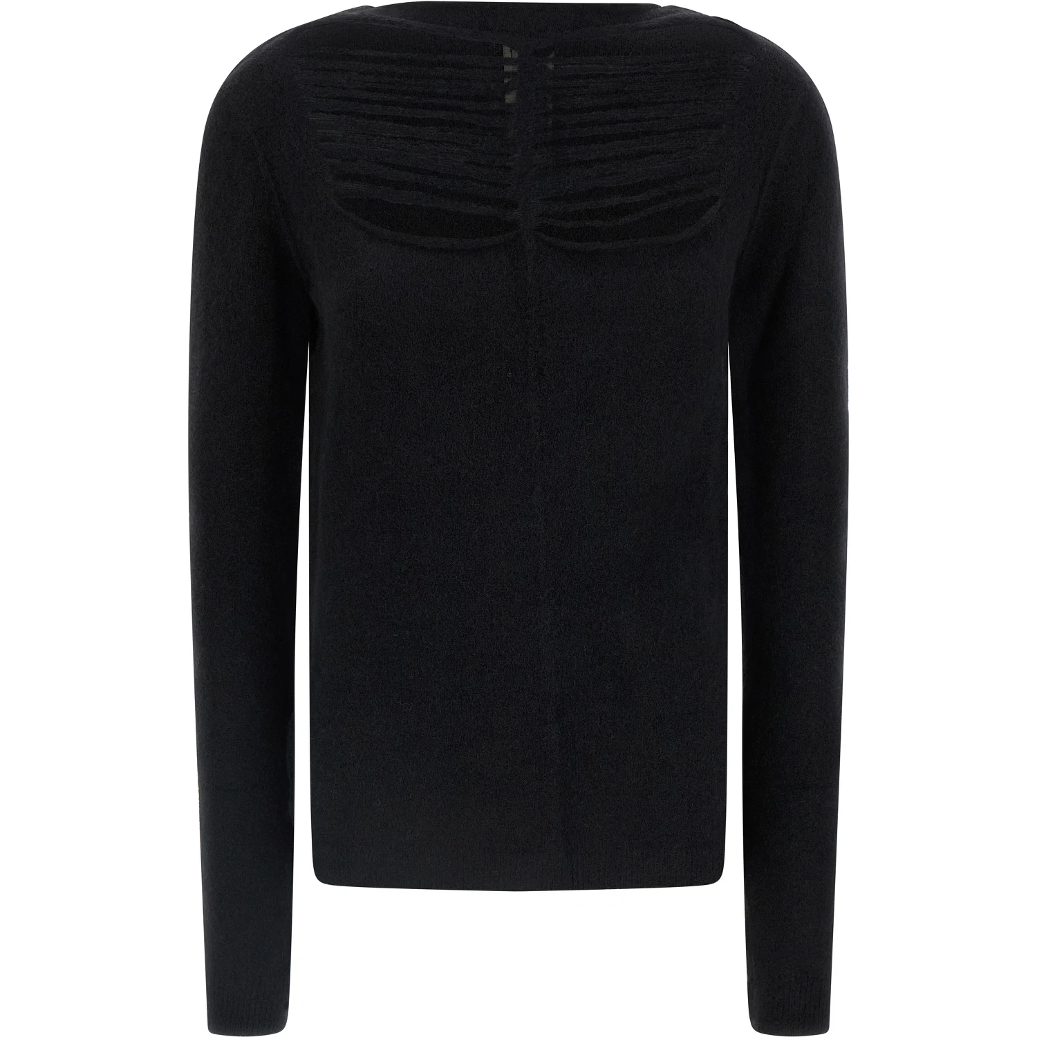 Black Wool Cardigan