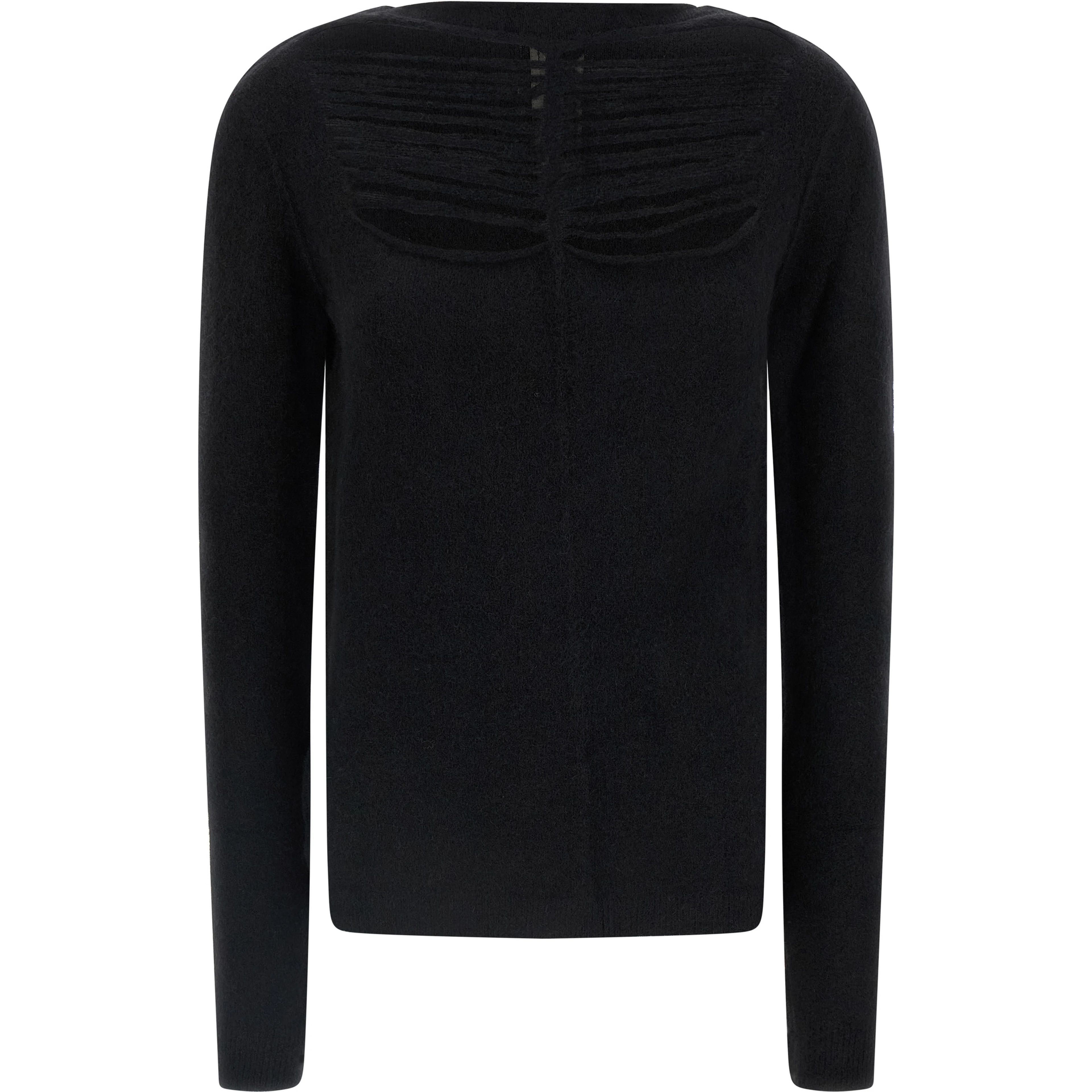 Black Wool Cardigan