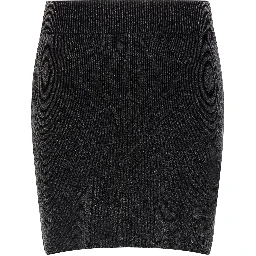 Black Cotton Long Skirt