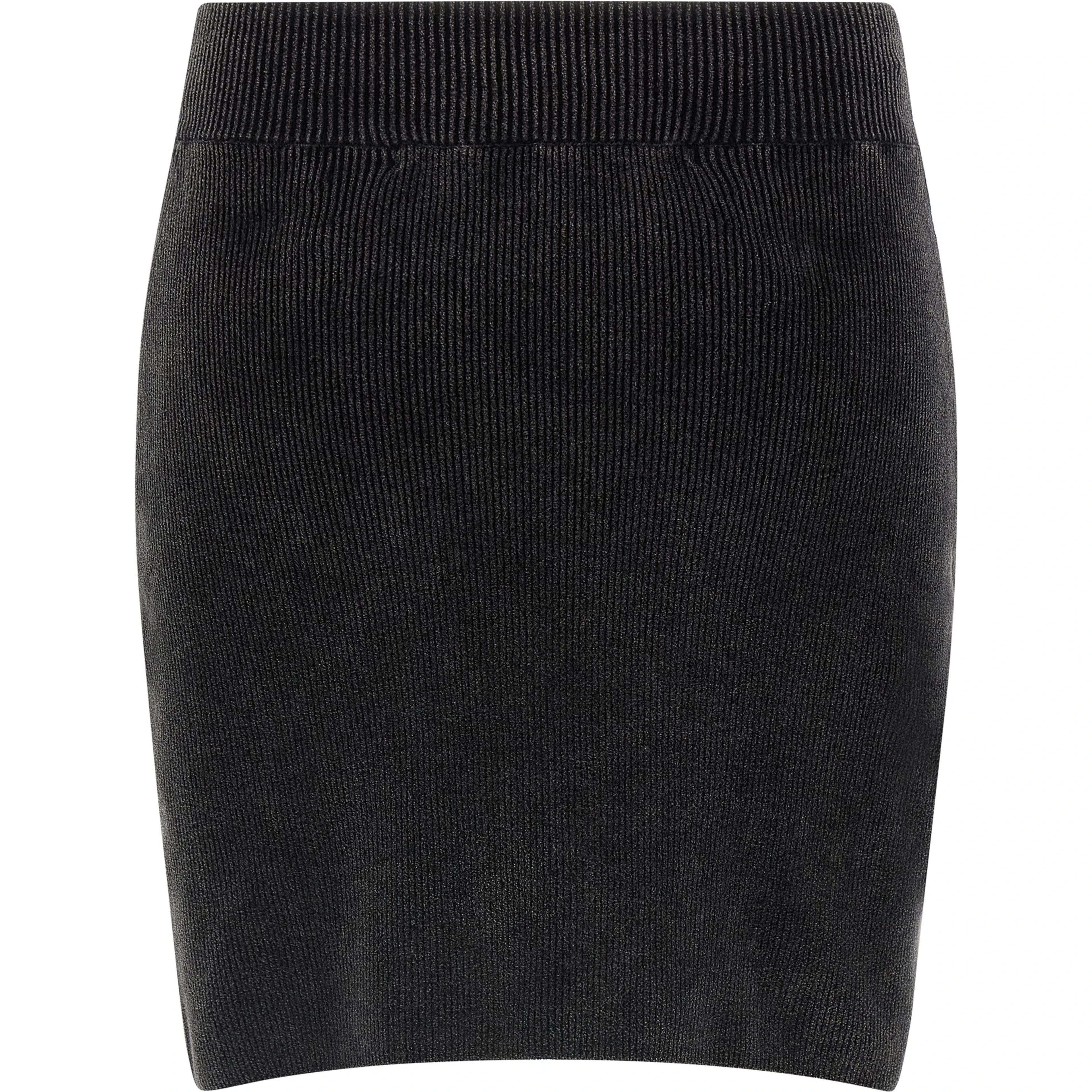 Black Cotton Long Skirt