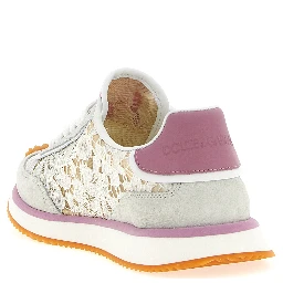 Multicolor Leather Athletic Sneakers