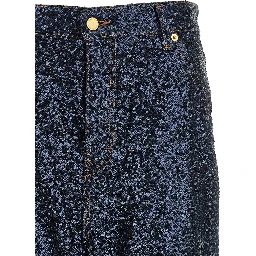 Blue Cotton Jeans Denim