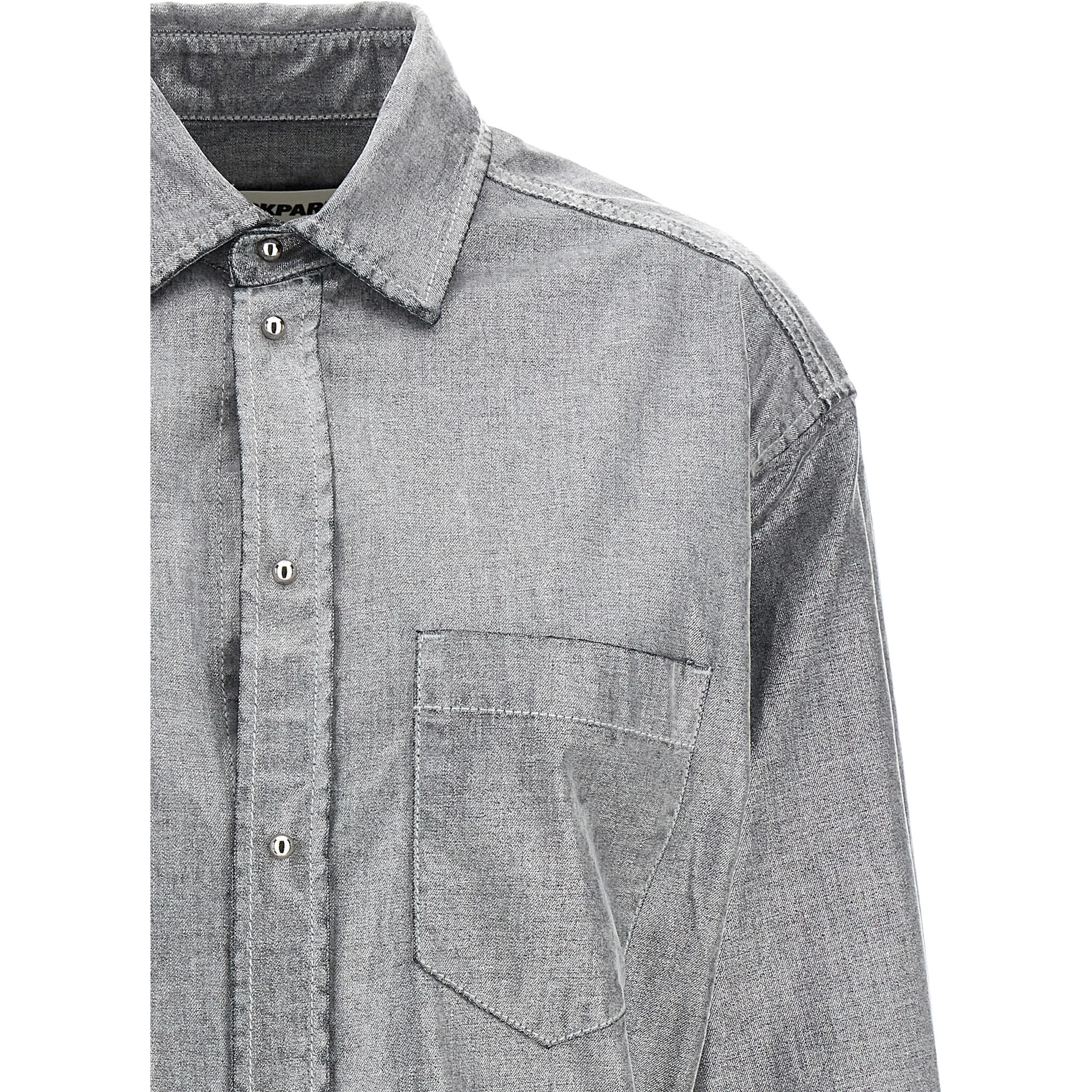Silver Cotton Blouse