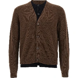 Brown Wool Cardigan