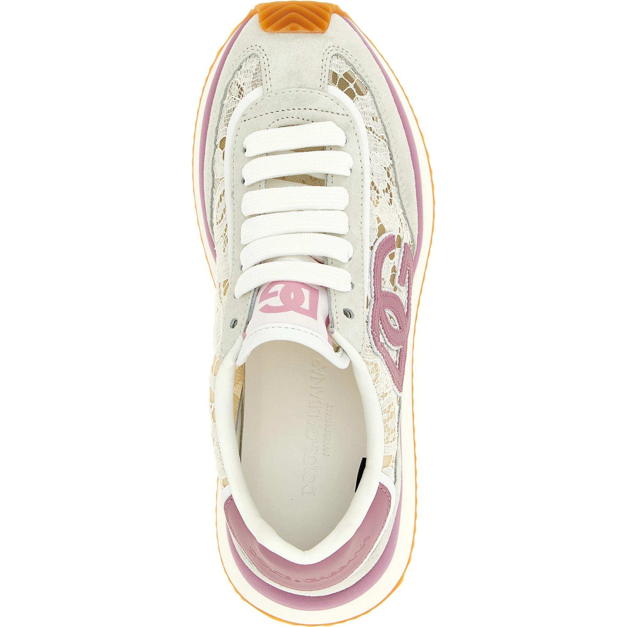 Multicolor Leather Athletic Sneakers