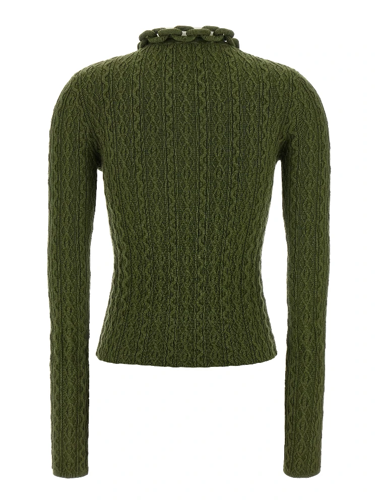 Bicolor Wool Cardigan alternative
