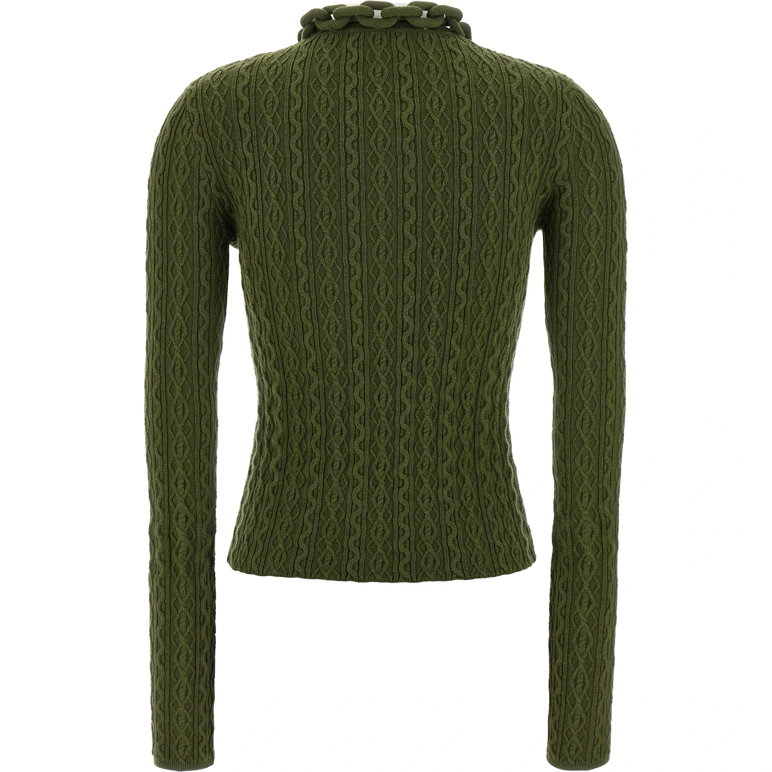Bicolor Wool Cardigan