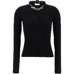 Black Wool Cardigan