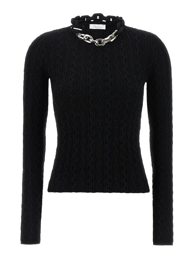 Black Wool Cardigan
