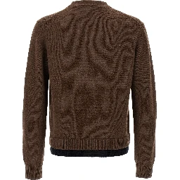 Brown Wool Cardigan