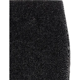 Black Cotton Long Skirt