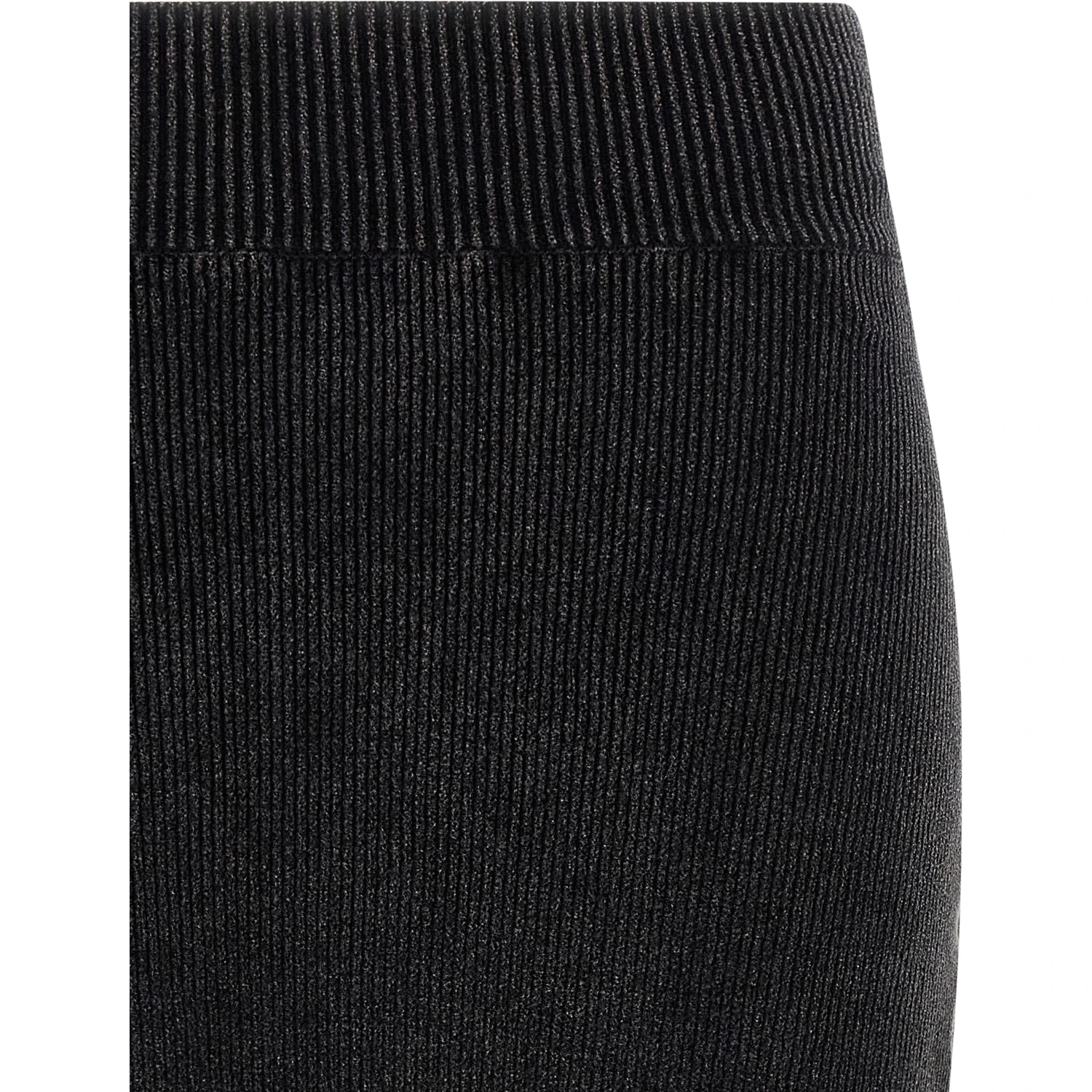 Black Cotton Long Skirt