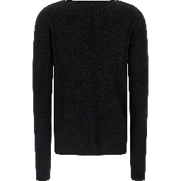Black Wool Cardigan