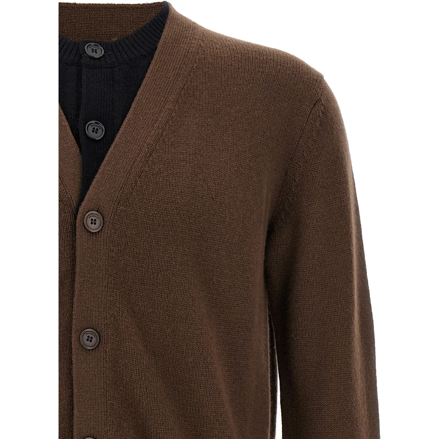 Brown Wool Cardigan
