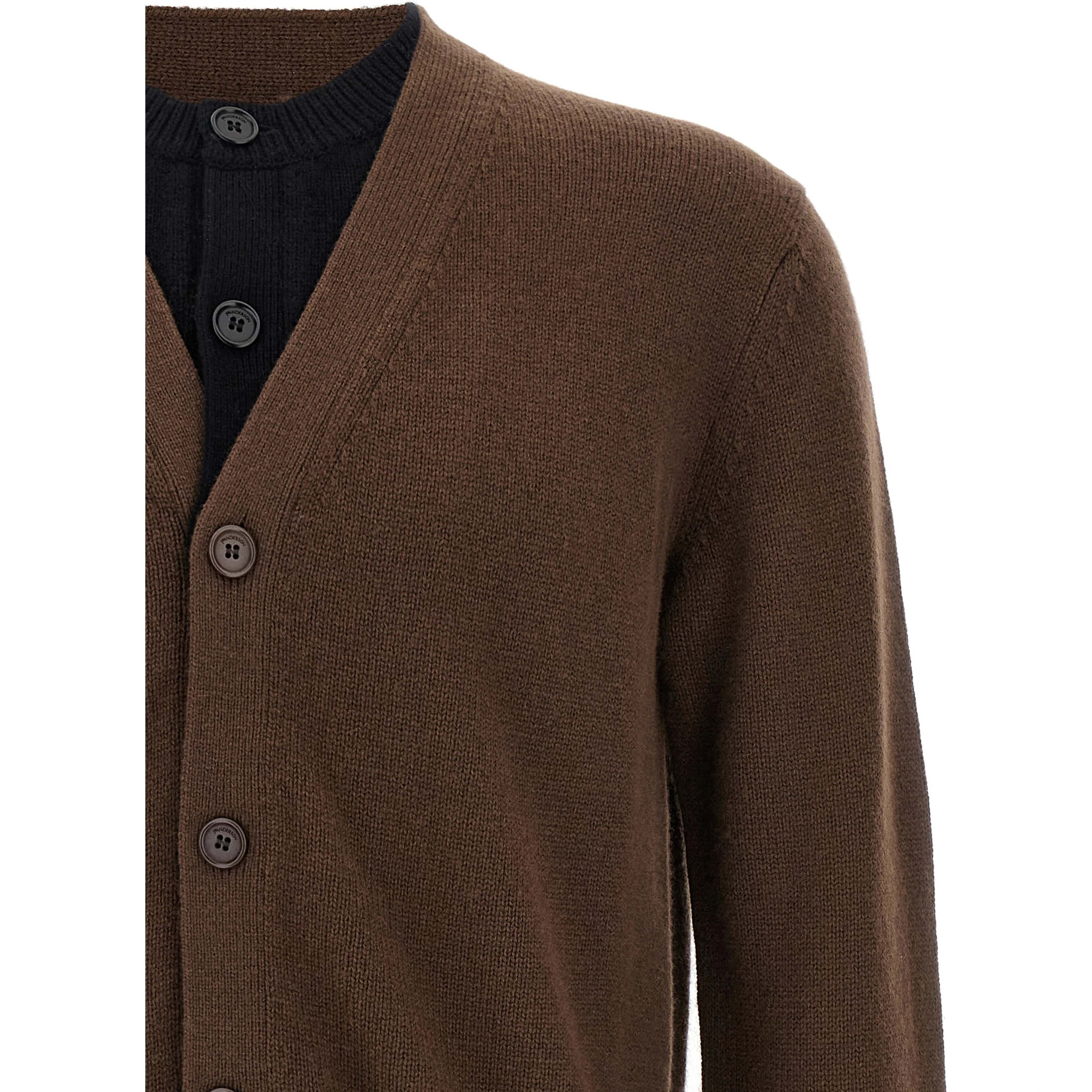 Brown Wool Cardigan