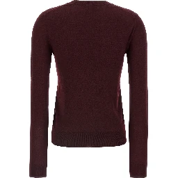 Bordeaux Virgin Wool Cardigan