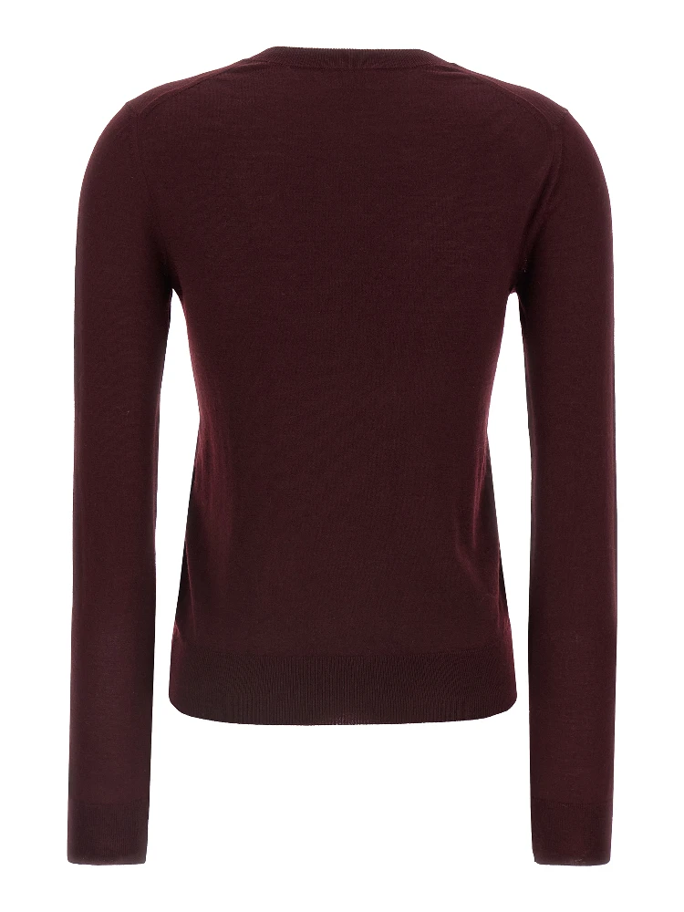 Bordeaux Virgin Wool Cardigan alternative